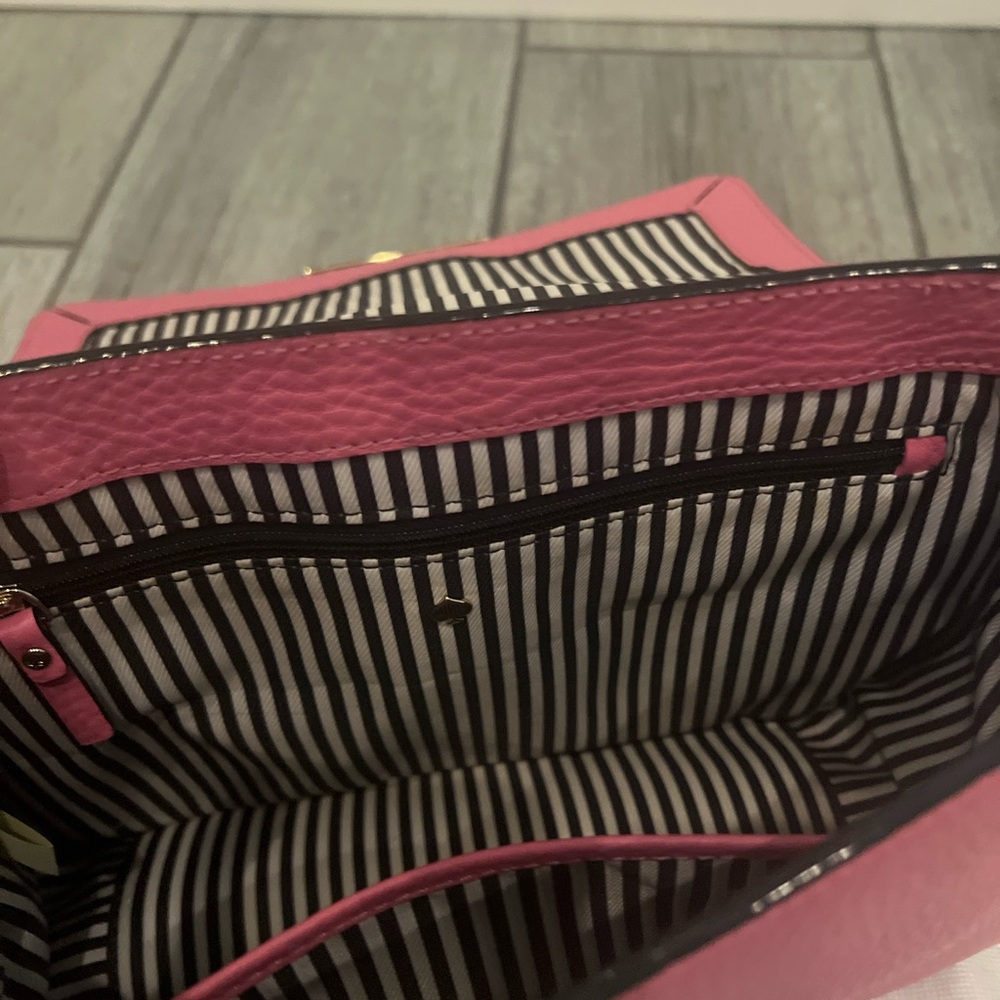 Kate Spade Carlyle Street Justina Crossbody Handbag Pink Sunset - Picture 2 of 4